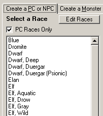 List of PC races